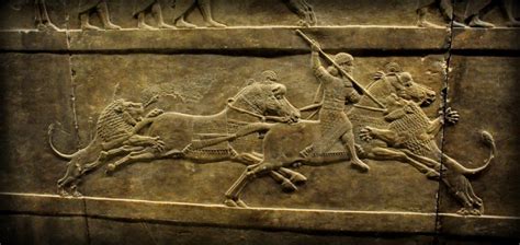 Assyrian Lion Hunting At The British Museum World History Et Cetera