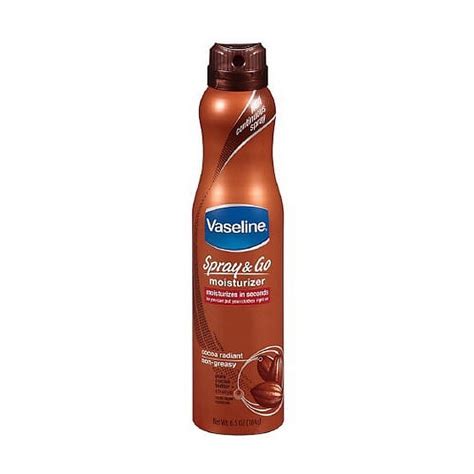 Vaseline Spray And Go Moisturizer In Cocoa Radiant 65 Oz