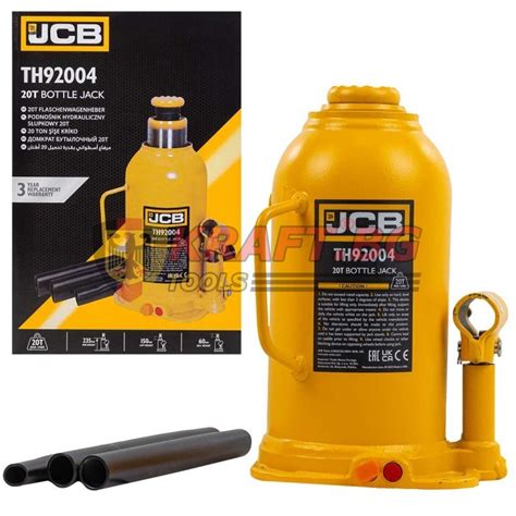 Хидравличен крик JCB ТH92004, тип бутилка, 20т - Ръчни и ел ...
