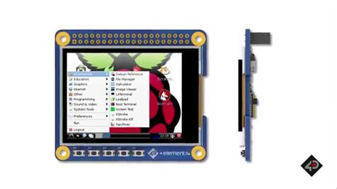 Buy 2.4inch Raspberry Pi Display Hat - 4D Systems Online in India | Robocraze