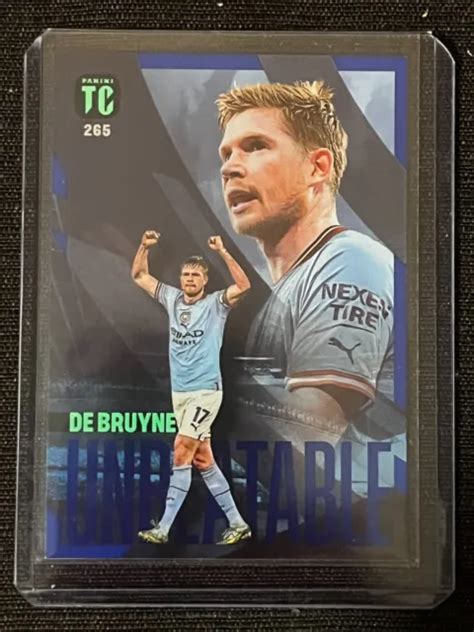 Card Panini Top Class De Bruyne Manchester Blue Unbeatable