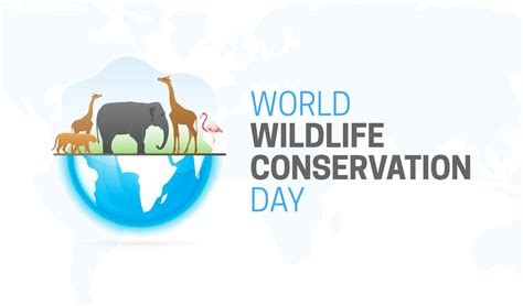 World Wildlife Conservation Day Background Illustration 44569626 Vector ...