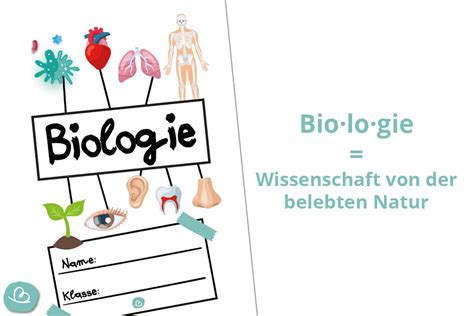 6 Deckblätter für Biologie zum Ausdrucken Wunderbunt de