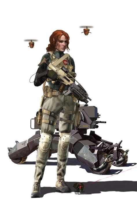 Tara Geared Up With Drones By Dirkloechel On Deviantart Shadowrun