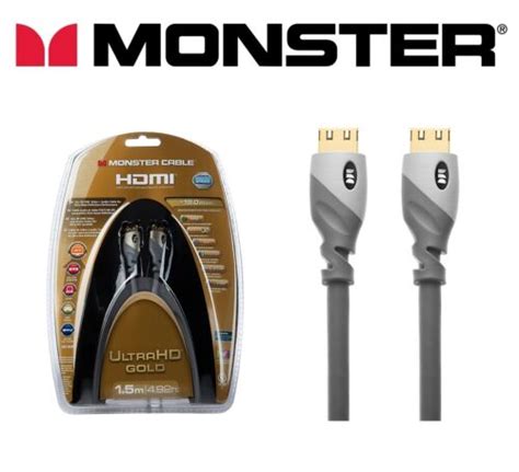 Monster Premium 4K X 2K UltraHD Gold Series High Speed HDMI Cable