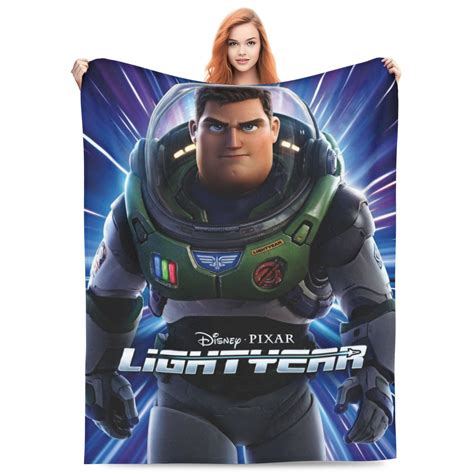 Buzz Lightyear Toy Story Fleece Throw Blanket For Couch Or Bed Plush