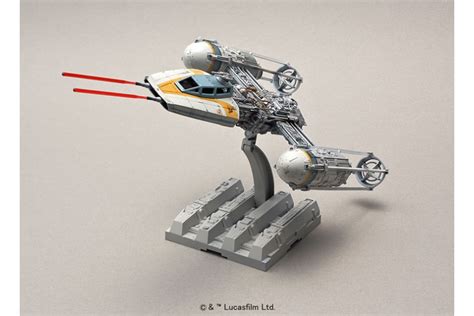 Star Wars Y Wing Starfighter 172 Model Kit Bandai Mykombini