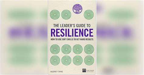 The Leaders Guide To Resilience Free Summary By Audrey Tang