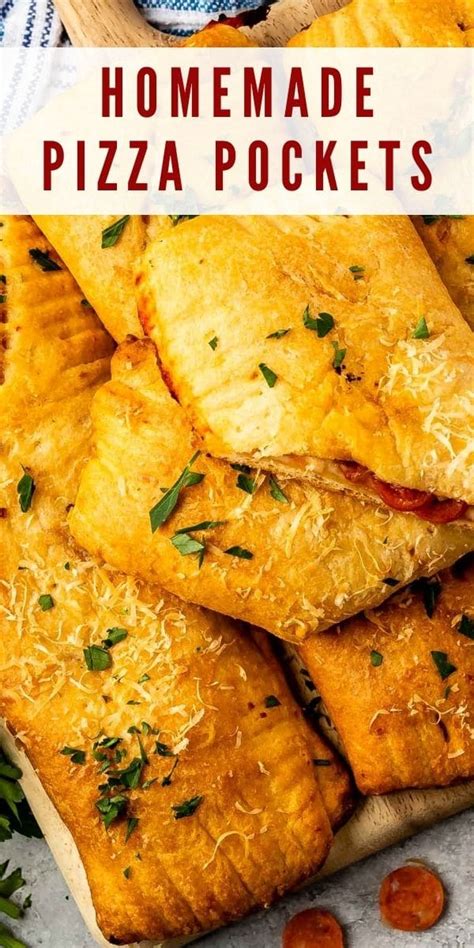 Homemade Pizza Pockets EASY GOOD IDEAS