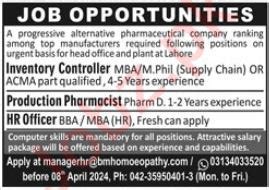 Pharmaceutical Company Jobs In Lahore Job Advertisement Pakistan