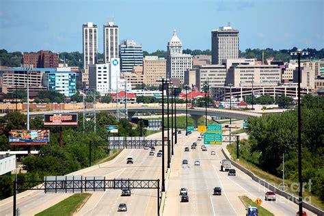 Skyline Aerial of Peoria Illinois Photograph by Bill Cobb - Fine Art ...