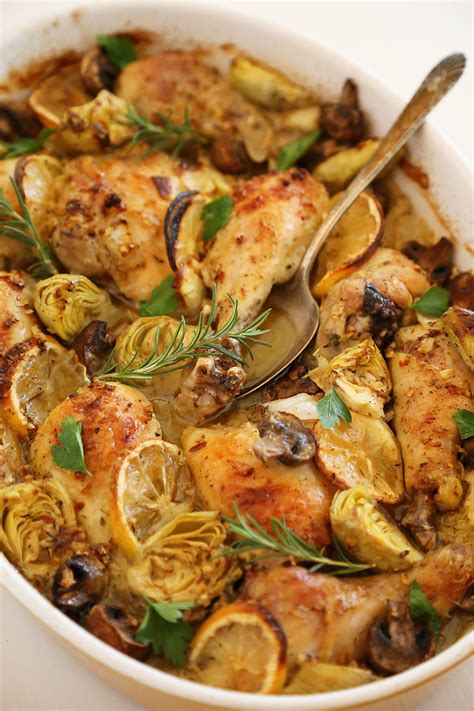 Chicken Thighs With Artichoke Hearts And Lemon At Kim Turney Blog