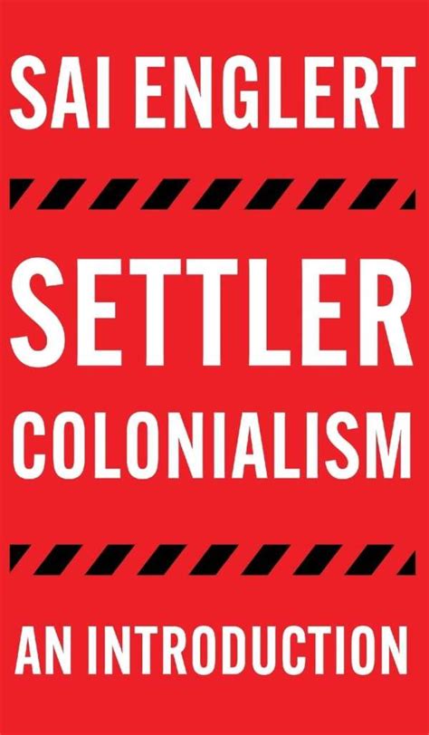 Settler Colonialism Sai Englert Buch Jpc