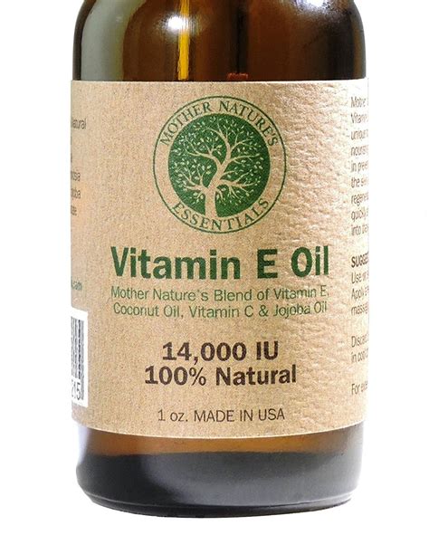 Vitamin E Oil 100 Pure And Natural Vitamin E Oil 14 000IU D Alpha