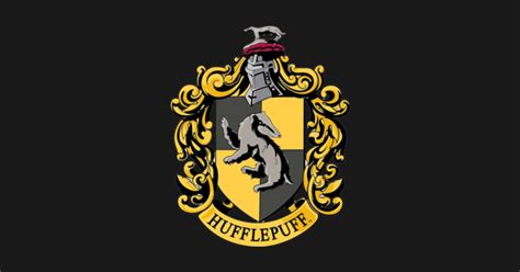 Hufflepuff house crest - Hufflepuff - Sticker | TeePublic