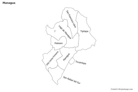 Sample Maps For Managua