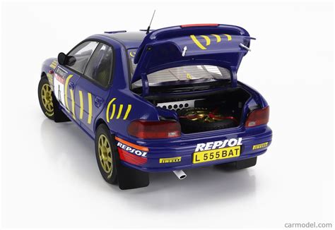 KYOSHO 08962A Scale 1 18 SUBARU IMPREZA 555 REPSOL N 4 WINNER RALLY