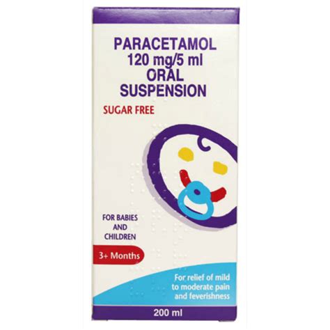 Paracetamol Suspension 120mg5ml Medicines From Evans Pharmacy Uk