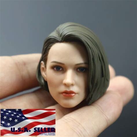 Jill Female Head Sculpt For Phicen Hot Toys Jiaoudol Kumik Figure Usa Ebay