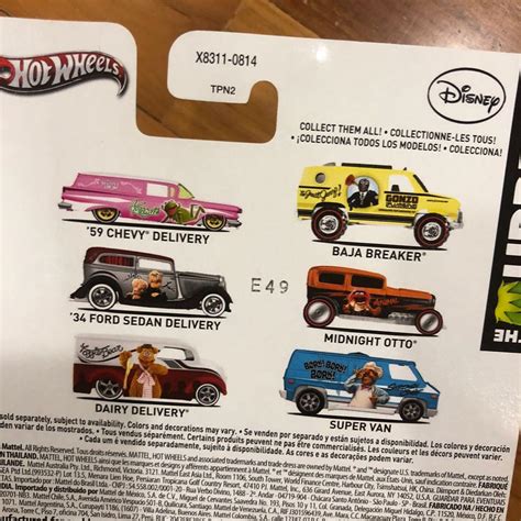 Hot Wheels Muppets First Issue Set 6 Hobbies Toys Toys Games On Carousell