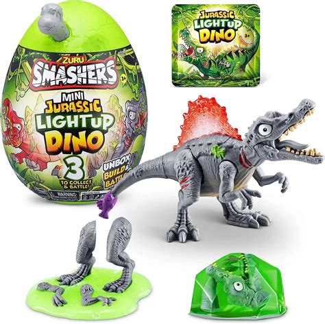 Smashers Jurassic Series Light Up Dino Spinosaurus Mini Mystery Egg