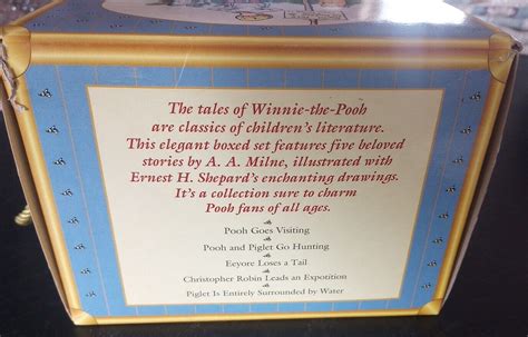 Winnie The Pooh Storybook Treasury A A Milne Books With Storage Box