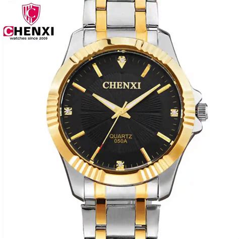 CHENXI Gold Watch Men Steel Bracelet Watchband Brand Watches Life ...