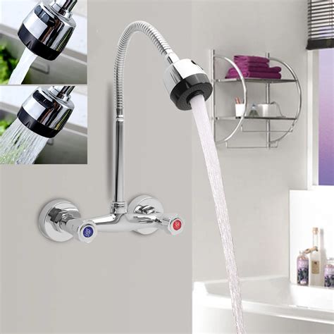 Xueqin Rotation Polished Chrome Pull Down Kitchen Sink Spray Faucet