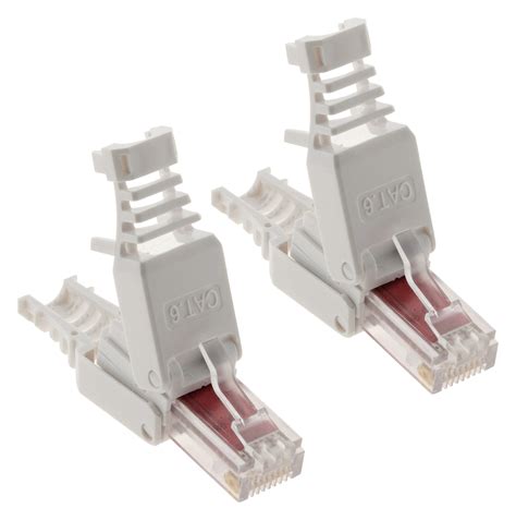 Lot De 10 Fiches RJ45 CAT 6 Sans Outil Zenitech Leroy Merlin