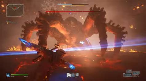 Spider boss fight Molten Acari P6 Outriders 先驱者 New Horizon PC