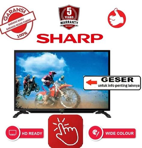 Jual Sharp Led Tv Inch Lc Le I Garansi Resmi Sharp Di Lapak