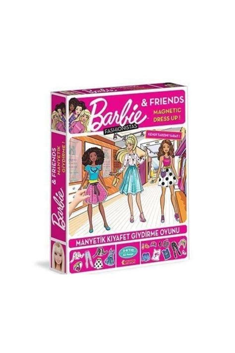 DIY Toys Barbie Ve Arkadaşları Kariyer Manyetik Kıyafet Giydirme Oyunu