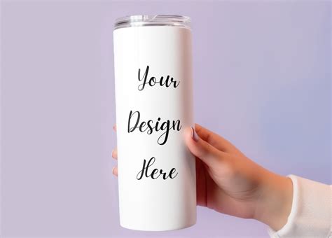 20 Oz Skinny Tumbler Mockup Tumbler PSD Mockup Skinny Tumbler Mockup ...