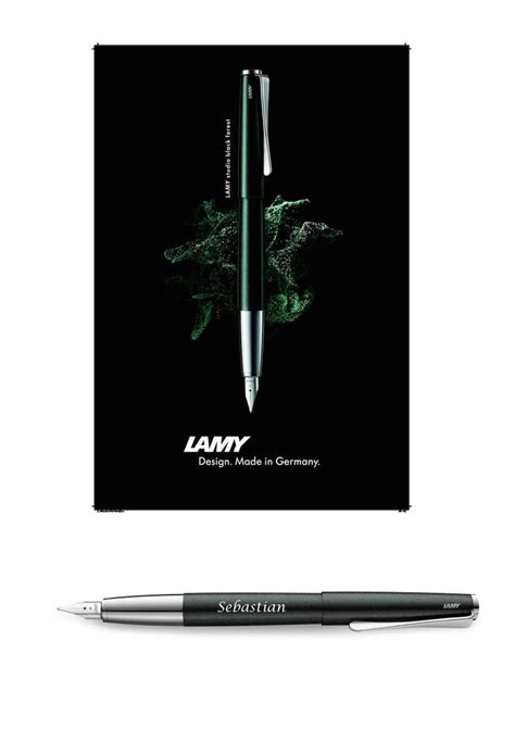 LAMY Special Edition 2021 Studio Black Forest Dresden Stempel Uhlmann