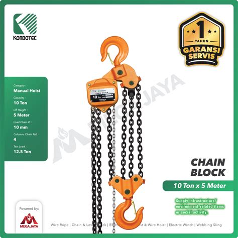 Ketahui Detail Fungsi Dan Harga Chain Block 10 Ton Kondo Di Sini