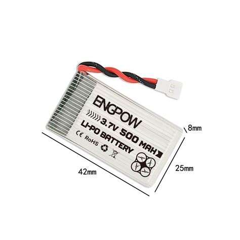 2pcs 3 7V 500mAh Lipo Drone Battery For Syma X5HW X5HC X5UW RC