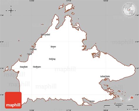 Sabah Malaysia Map Grey Royalty Free Vector Image 44 OFF