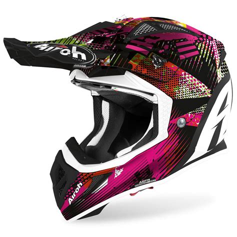 Airoh Mx Helmet Aviator Ace Insane Matt Maciag Offroad