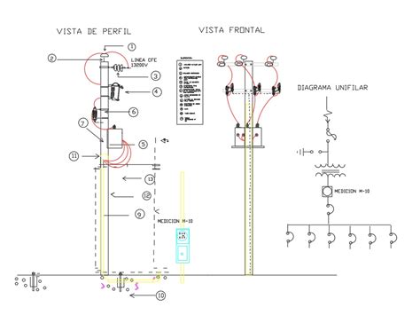 Subestaci N El Ctrica En Autocad Descargar Cad Kb Bibliocad