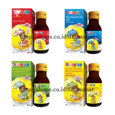 Jual Hufagripp Tempra Syrup Pilek Syrup Biru Flu Batuk Syrup Kuning