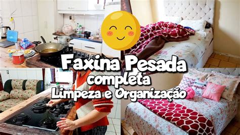 Vlog Faxina Pesada Completa Limpeza e Organização