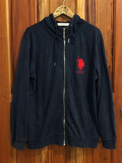 US Polo Hoodie Jacket, Men's Fashion, Tops & Sets, Hoodies on Carousell
