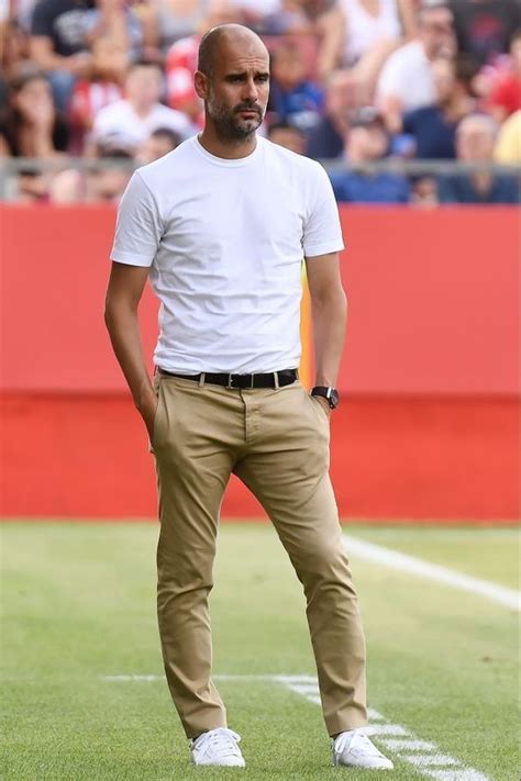 Incredible Clothing Style By Pep Guardiola Bald Men Style Men