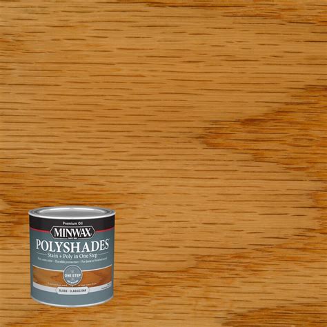 Minwax PolyShades Classic Oak Oil-based Interior Stain (Actual Net ...