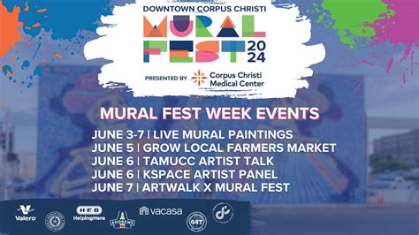 Downtown Corpus Christi Mural Fest 2024, 921 N Chaparral St, STE 100 ...