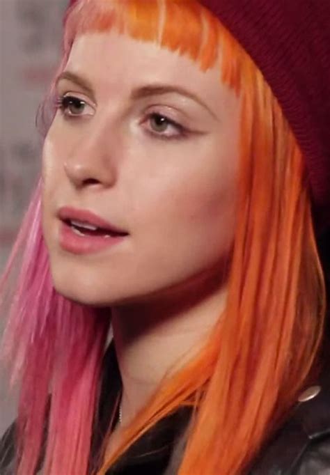 Hayley Williams Orange Hair