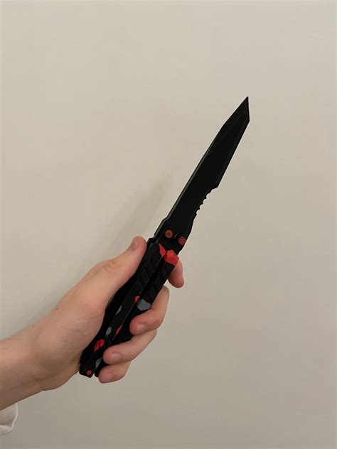 Valorant Recon Knife Valorant Butterfly Knife 3D Printed Etsy