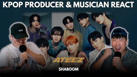 Musicians React Review Ateez Shaboom Youtube