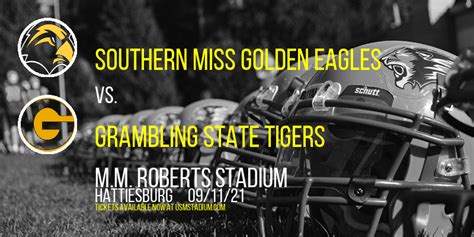 Southern Miss Golden Eagles Vs Grambling State Tigers Tickets 11th