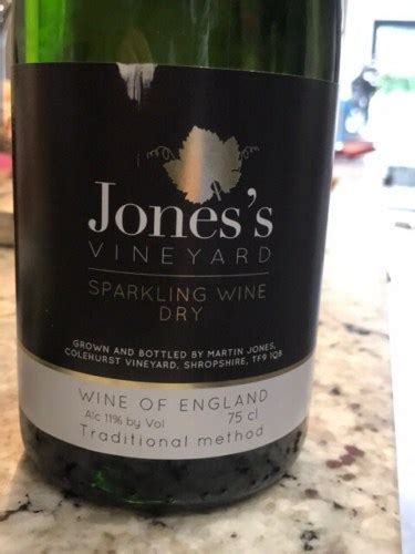 Jones Vineyard Sparkling Dry Vivino US